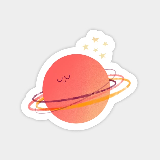 Sleeping Planet Sticker by natalietyler